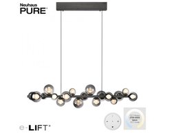 Neuhaus PURE - Hanglamp E-Popup e-Lift L 120 cm donker grijs