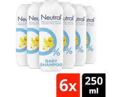 Neutral Babyshampoo - Parfumvrij - 6 x 250 ml - Voordeelverpakking