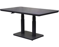 Nevada in hoogte verstelbare lounge diningtafel 140x80xH51-72cm antraciet