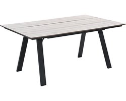 Nevada tuintafel 240 x 100 cm. - Carbon/Light teak polywood
