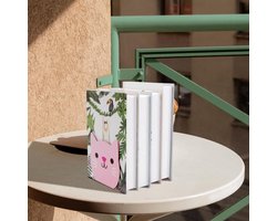Nevolis Metal Cartoon Children Bookends Pink Lovely Cat Student Book Ends Office Desk School Library Decoration Bookshelf Book Organizer for Christmas Birthday Back to School .