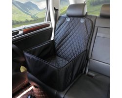 New Age Devi - Autostoel Hond of Kat Multifunctioneel - 45 cm x 45 cm - Waterproef - Reisbench - Reismand - Stoelbeschermer - Stoelhoes - Auto-mand - Auto-zitje - Beschermhoes auto - Honden-mand auto - Honden-stoel - Honden-deken - Auto-bench