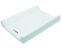 New Baby - Aankleedkussen - Mintkleurig - Opstaande zijkanten - Zacht en veilig - 49x70 cm - Baby verzorging - Baby producten - Kinderen meubels - Aankleedmat - Verschoonkussen
