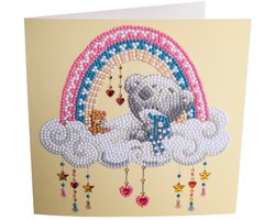 New Baby, Crystal Art Card