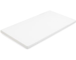 New Baby - Mattresses - Foam mattress - 140x70 - 5 cm - Wit - Baby bed - Baby meubel - Comfort - Beddengoed - Kinderkamer - Slaapoplossing