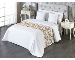 New Bed Bedloper, Lente Paradijsvogelsdecoratieve accentbedsjaal voor hotels, huizen en gastenkamers - Multicolor - 50 x 224 cm