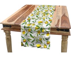 New Bed Natuur Citroen houtachtig romantisch Accent Rechthoekige Tafelrunner, 40cm x 180cm