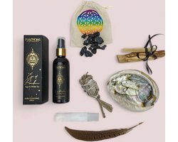 New home & protect giftset - housewarming - Geschenkset "Een nieuw huis" - Luxe cadeaubox - Huis reinigen - Spiritueel ontgiften - spiritueel cadeau - Verhuisd - Samenwonen - Getrouwd - Wellness - Gift set Deluxe