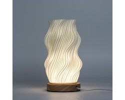 New Wave Lamp – Star Twisted – Hoogte 21cm - Sculpturaal Lichtobject – Cadeau voor hem & haar