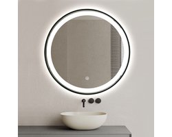 New York ronde spiegel met LED verlichting incl. spiegelverwarming 60cm