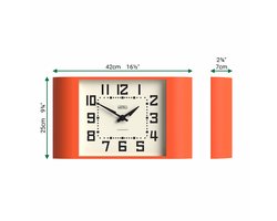 Newgate Metro - Wandklok - Oranje