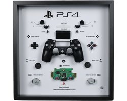 Next Gen Gaming Controller Lijst in Shadowbox - Handgemaakt Retro Frame (Zwart)
