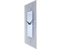 NeXtime Dali – Wandklok – 20 × 50 cm – Glas – Mat/Spiegel – Stil