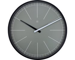 NeXtime NX-7328GS Wandklok Ø40cm Grijs - Stijlvolle Moderne Klok voor Woonkamer of Kantoor