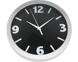 NeXtime Small Numbers  - Klok - Rond - Kunstof/Glas - Ø30 cm - Zwart