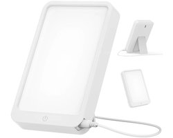 Nextora - Daglichtlamp - Daglichtlamp hobby - Daglicht Bureaulamp - Sad Lamp - 3 Standen - 10.000 Lux - Zonlicht Lamp - Wit