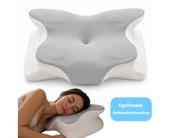 Nextora Hoofdkussen - Vlinderkussen - Kussen - Ergonomisch Kussen - Anti Snurk Kussen - Voor Rug, Buik en Zijslapers