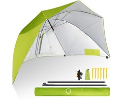 Nexvo® Strandparasol & Tuinparasol - Met Draagtas – Groen - ‎270cm x 150cm x 126cm