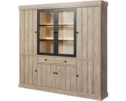 Nicesleep Wonen & Slapen - Buffetkast Vince 4 - Eiken - 230 cm - ACTIE