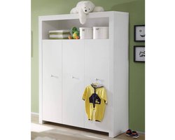 Nicesleep.nl - Draaideurkast Amori - 130 / 186 / 54 cm - Wit