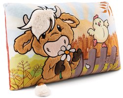 Nici Highland Cattle M Cmooray & Chick Eggwina Kussen 43x25 Cm Bruin Green