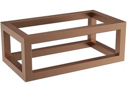 Nick frame voor fontein 395 x 150 x 215 mm geborsteld brons koper PVD