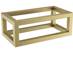 Nick frame voor fontein 395 x 150 x 215 mm geborsteld messing PVD