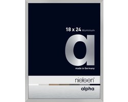 Nielsen Alpha Aluminium Fotolijst Frosted Silver 18x24cm