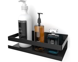 Niet-Gegaten Douche Caddy - Roestvrijstalen Doucheschap Zelfklevend - Ruimtebesparende Badkuip Organisator - Elegante Badkamer Rek - Zelfklevend