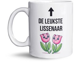 NietMokken.nl - De Leukste Lissenaar Mok - Grappige Mok Cadeau uit Lisse - Tulpen Design - Koffiemok 325ml - Vaatwasser- en Magnetronbestendig