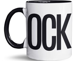 NietMokken.nl - Grappige mok "COCK" - Originele beker met tekst - Leuk als cadeau - Aan beide zijden bedrukt - Vaatwasser en magnetronbestendige keramische tas