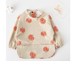 Nieuwe collectie: Nieuwe collectie: Kinderschort met lange mouwen - Waterproof slab - Schilderen - Eten - Knutselen - 6 maanden tot 4 jaar - Pompoen