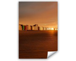 Nieuwpoort Bad Strand Poster - Schilderij - Foto - Print - Groot - Canvas