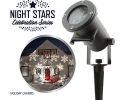 Night Stars Laser light Feestverlichting LED projector - Tuinverlichting - Holiday Charms