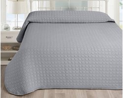 Nightsrest Bedsprei Lucia Antraciet Maat: 230x260cm - 2 persoons voor bedden van 140 en 160 breed