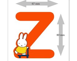 Nijntje houten letter ''Z''