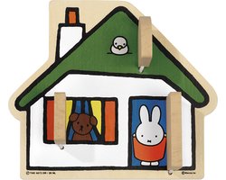 Nijntje houten speelgoed kiekaboe huisje - peuter kleuter educatief speelgoed - Bambolino Toys