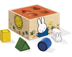 Nijntje Houten vormenstoof - Peuter en kleuter speelgoed - Voor meisjes en jongens - Vanaf 1,5 jaar - Speelgoed kinderen - Bambolino Toys