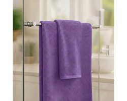 Nile Textile Luxe Badlaken - 70x140 - Paars - 600GSM - Egyptisch Katoen
