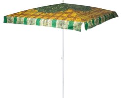 NIN-NIT - Bohemian - Parasol - bloemen print - UV bestendig - water en vuil afstotend - 200 x 200 cm