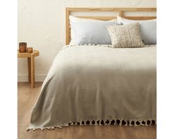 Nina Dubbel Bedsprei - 200 x 230cm - 100% Katoen - Premium Kwaliteit