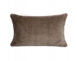 NINA Flanellen Kussensloop 30x50 cm - Beige, Zacht & Elegant