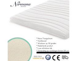 Nirwana Bedden Topdekmatras Matras Topper - NASA Traagschuim - 180x200x7 CM