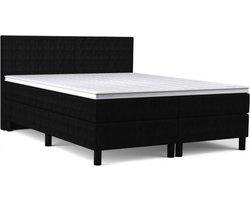Nirwana Boxspring Basic 140x200 Zwart Gratis Bezorgd