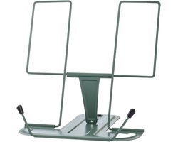 Nivard Boekensteun - Boekenstandaard - Boekenhouder - Kookboekstandaard - Muziekstandaard - Statief - Groen