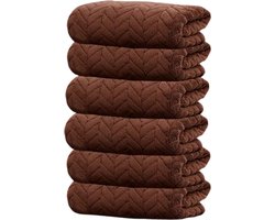 Nivard Handdoeken Set - Hotelkwaliteit - Handdoek - Towel - Bruin - 6 Stuks
