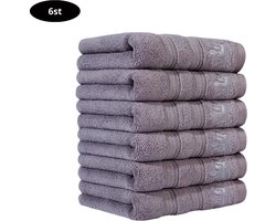 Nivard Handdoeken Set - Hotelkwaliteit - Handdoek - Towel - Donkerbruin - 6 Stuks