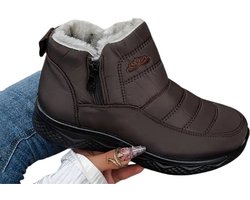 Nivard Snowboots Dames - Sneeuwschoenen - Snowboots - Wintersport - Ski Gadgets - Bruin - Maat 40.5