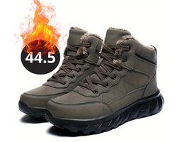 Nivard Snowboots - Sneeuwschoenen - Sneeuwboots - Heren - Wintersport - Ski - Skischoenen - Khaki - 44.5 - Buiten - Antislip