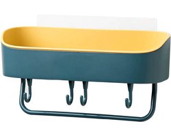 Nixnix® - Zelfklevend Doucherek - Blauw - Zuignappen - 11 cm